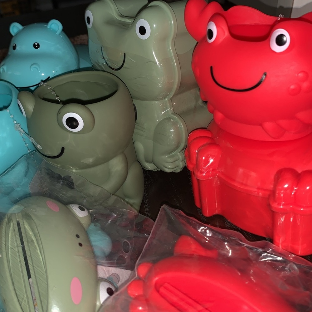 Frog 🐸 Colorful Animal Bath Toy Set - Picture 4 of 4